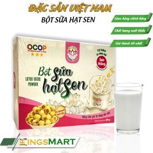Bột Sữa Hạt Sen Cao Cấp – Thương hiệu Ba Tre – Đặc sản Đồng Tháp – Hộp 300g