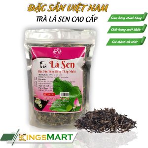 Trà Lá Sen – Thương hiệu Ba Tre – Đặc sản Đồng Tháp – Túi 80g