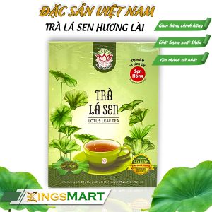 Trà Lá Sen Hoa Lài – Thương hiệu Ba Tre – Đặc sản Đồng Tháp – Hộp 50g