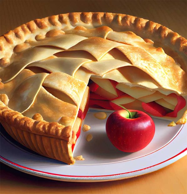 Apple Pie With Cream