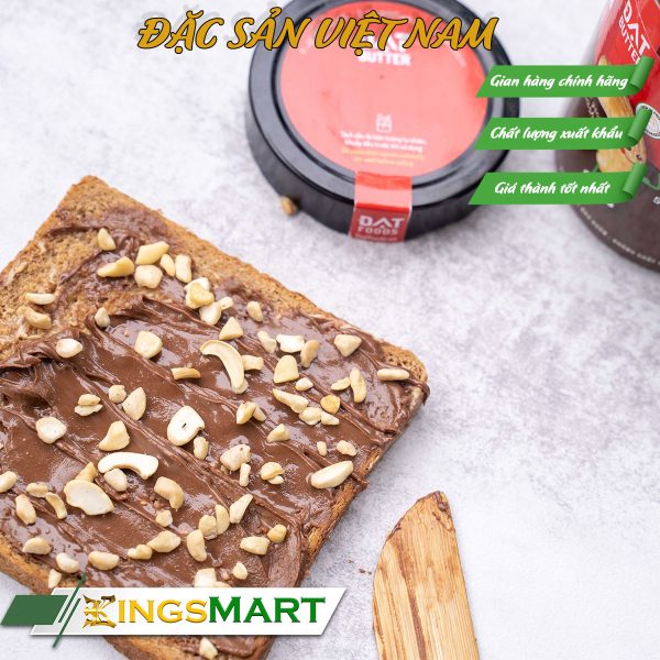 Bơ hạt điều vị cacao - Thương hiệu ĐẠT FOODS - hũ 210g  - Đặc Sản Sài Gòn - Ảnh 3