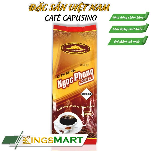 Cà phê bột cao cấp CAPUSINO - Thương hiệu Champa Coffee NGỌC PHONG - Đặc sản Tây Nguyên - Túi 500g - Ảnh 2