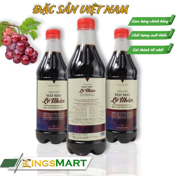 Mật Nho Tươi LÊ NHÂN – Chai 650ml – Đặc sản Ninh Thuận - Ảnh 2