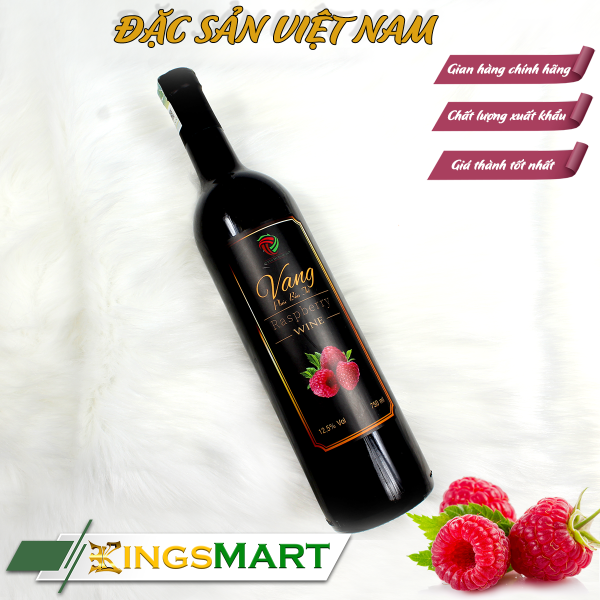 Vang Phúc Bồn Tử Đỏ - Thương hiệu Huỳnh Trung Quân - Đặc sản Bảo Lộc - Chai 750ml (10,4% VOL) - Ảnh 2