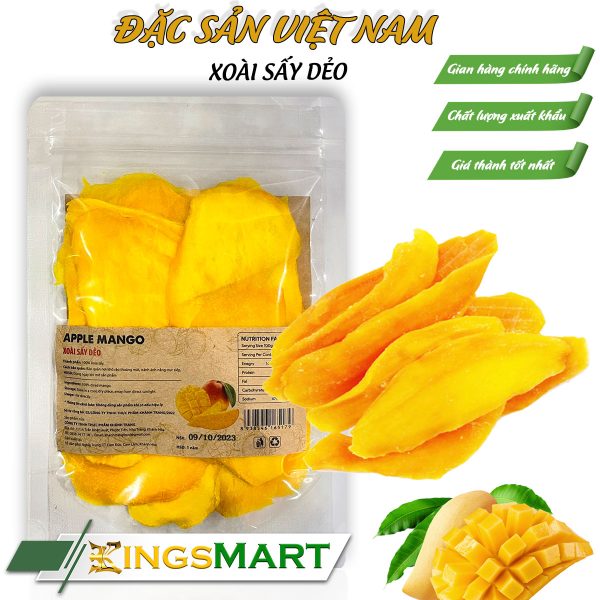 Xoài sấy dẻo tự nhiên - Thương hiệu Khánh Trang - Đặc sản Cam Ranh - Túi 200g - Ảnh 2