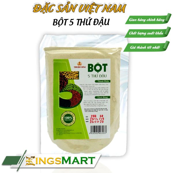Bột Ngũ Vị Đậu 200G - Thương hiệu THUẬN HÒA - Đặc sản Cần Thơ - Túi 200g