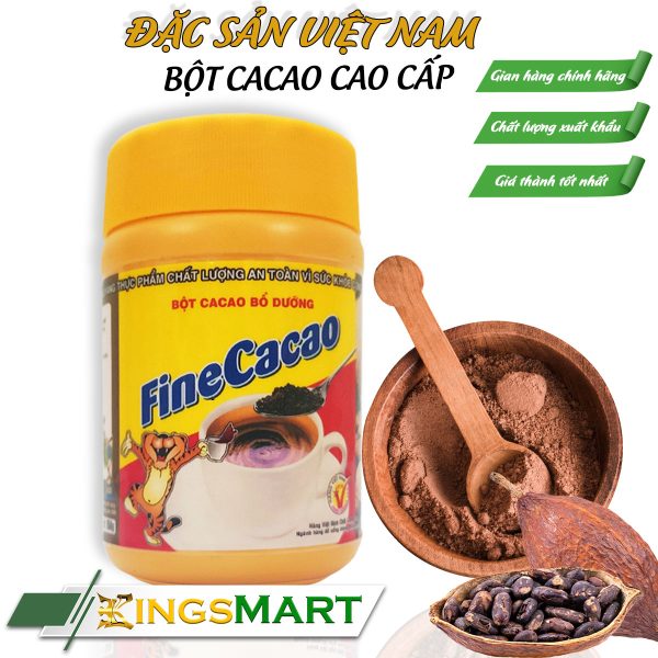Bột cacao Fine – Thương hiệu TIẾN PHÁT - Đặc Sản Quy Nhơn – Hũ 150g