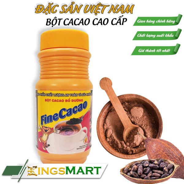 Bột cacao Fine - Thương hiệu TIẾN PHÁT - Đặc sản Quy Nhơn - Hũ 400g