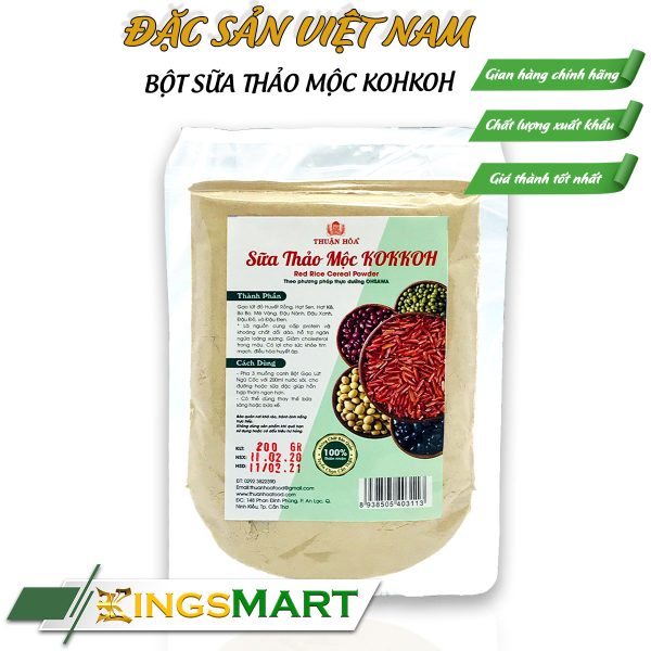 Bột Sữa Thảo Mộc Kokkoh - Thương hiệu THUẬN HÒA - Đặc sản Cần Thơ - Túi 200g - Ảnh 2