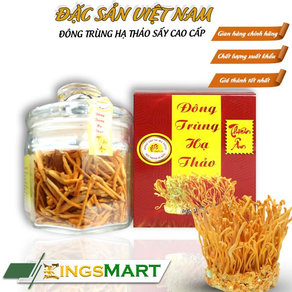 Đông Trùng Hạ Thảo Sấy Thăng Hoa 10gr - Thương hiệu Thiên Ân - Đặc sản Tiền Giang - Ảnh 2