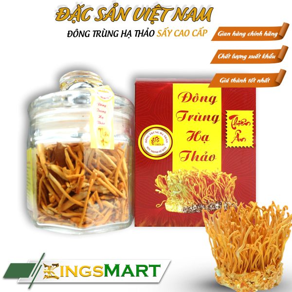 Đông Trùng Hạ Thảo Sấy Thăng Hoa 20gr - Thương hiệu Thiên Ân - Đặc sản Tiền Giang - Ảnh 2