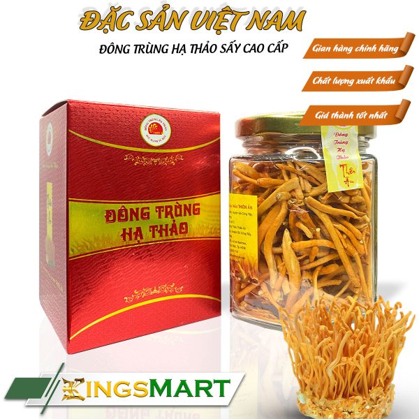 Đông Trùng Hạ Thảo Sấy Thăng Hoa 5gr - Thương hiệu Thiên Ân - Đặc sản Tiền Giang - Ảnh 2