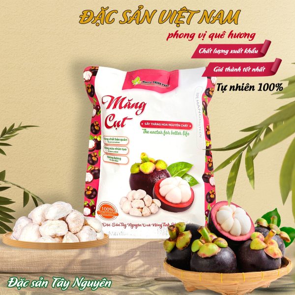 Măng cụt sấy thăng hoa - Thương hiệu THỊNH PHÁT - Đặc sản Tây Nguyên - Túi 50gr - Ảnh 2