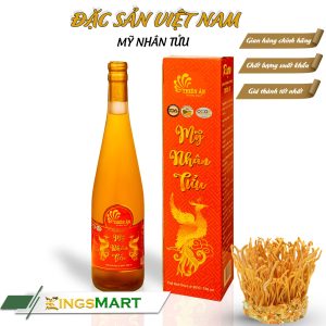 Mỹ Nhân Tửu Đông Trùng Hạ Thảo 750ml - Thương hiệu THIÊN ÂN - Đặc Sản Tiền