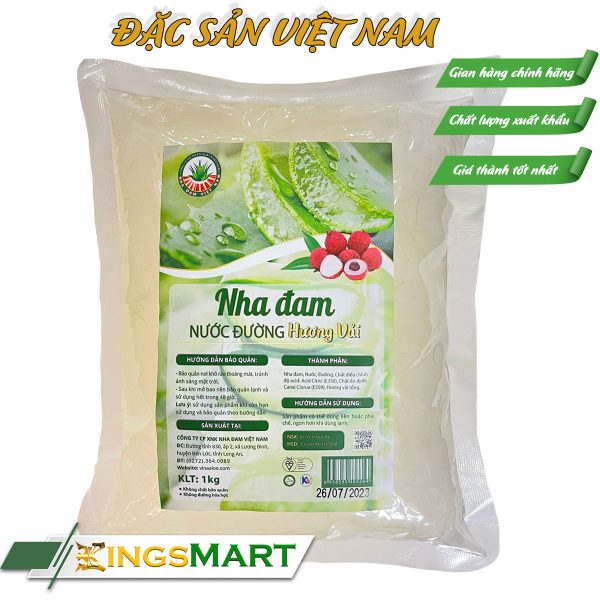 Nha đam nước đường vải - Thương hiệu NHA ĐAM VIỆT NAM - 1kg