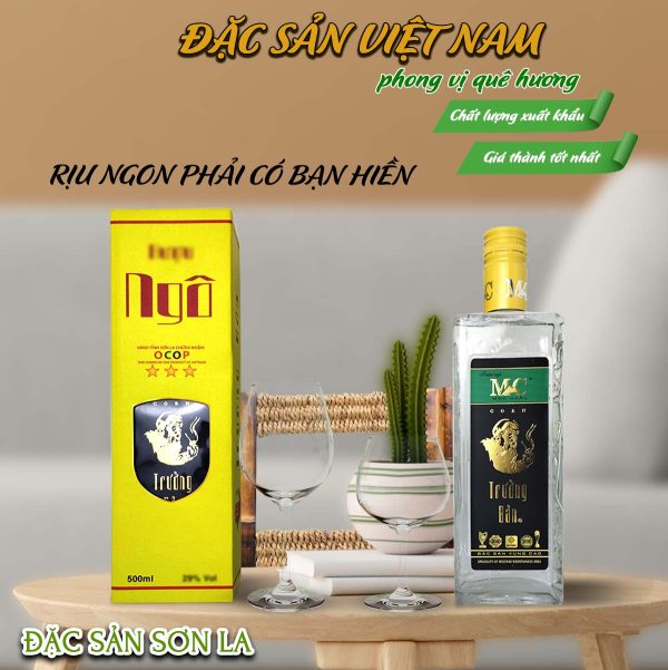 Rượu ngô Sơn La - Thương hiệu MẬN MỘC CHÂU - Đặc sản Sơn La - Chai 500ml - Ảnh 3