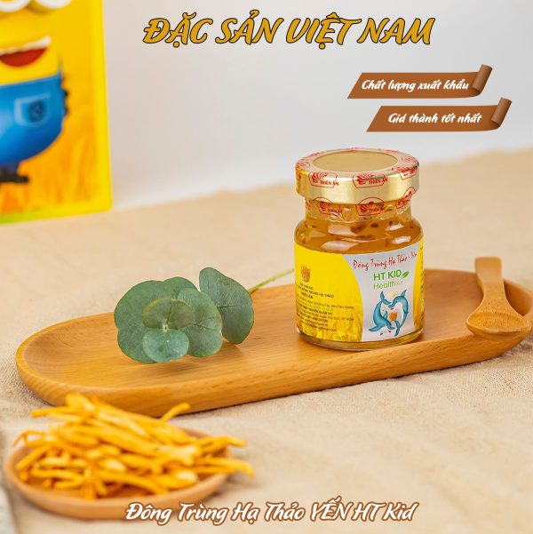 Lốc 6 Hũ Yến Đông Trùng Hạ Thảo HT KID (dành riêng cho trẻ trên 1 tuổi) - Thương hiệu THIÊN ÂN - 70ml/hũ - Ảnh 3