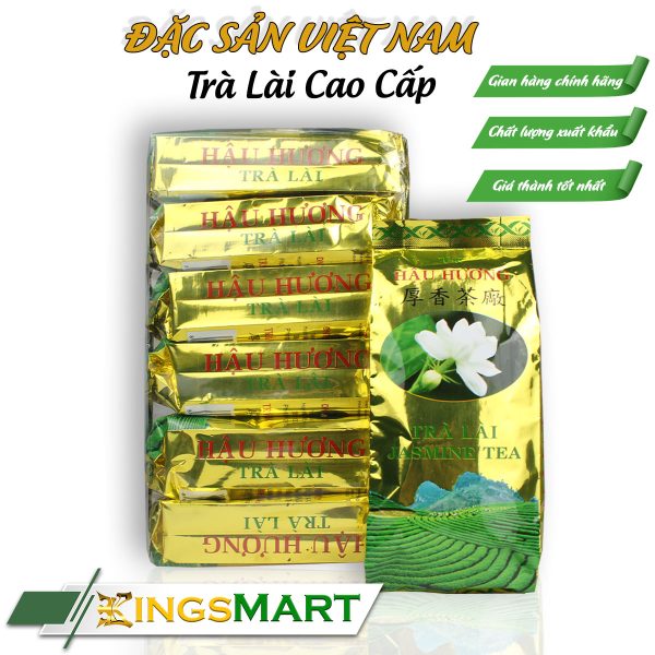 Lốc 6 Gói Trà Lài 68gr/Gói - Thương hiệu Hậu Hương - Đặc sản Lâm Đồng