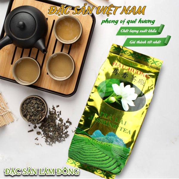 Trà lài cao cấp – Thương hiệu Hậu Hương – 60G/Gói