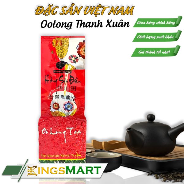 Trà Oolong THANH XUÂN cao cấp – Thương hiệu Hằng Sơn Điền – Túi 250g