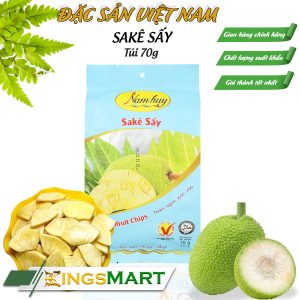 Sakê Sấy Không Đường - Thương hiệu Nam Huy - Đặc sản Đồng Tháp - Túi 70g