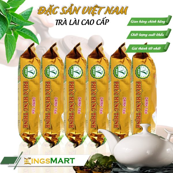Trà lài thảo mộc – Thương hiệu PHÚC HƯNG THỊNH – Đặc sản đảo chè Thanh Chương – Lốc 6 gói – Kingsmart - Ảnh 2