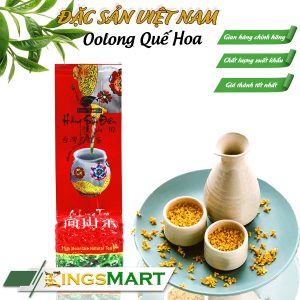Trà Oolong quế hoa - Thương hiệu Hằng Sơn Điền - Đặc sản Sa Pa - Túi 200g - Kingsmart