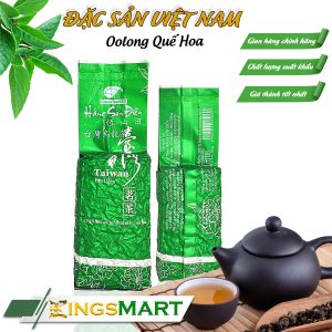 Trà Oolong quế hoa - Thương hiệu Hằng Sơn Điền - Đặc sản Sa Pa - Túi 200g - Kingsmart