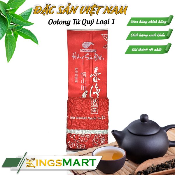 Trà Oolong TỨ QUÝ loại I - Thương hiệu Hằng Sơn Điền - Đặc sản Sa Pa - Túi 250g - Kingsmart - Ảnh 2