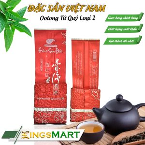 Trà Oolong TỨ QUÝ loại I - Thương hiệu Hằng Sơn Điền - Đặc sản Sa Pa - Túi 250g - Kingsmart