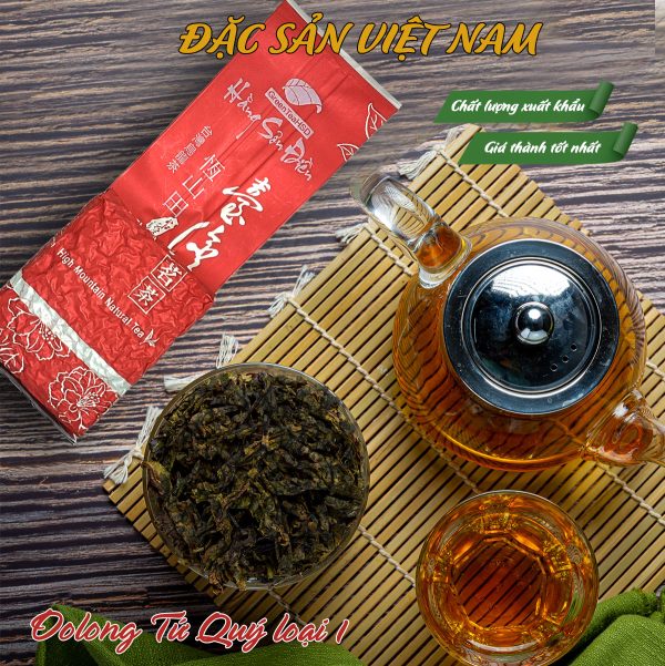 Trà Oolong TỨ QUÝ loại I - Thương hiệu Hằng Sơn Điền - Đặc sản Sa Pa - Túi 250g - Kingsmart - Ảnh 3