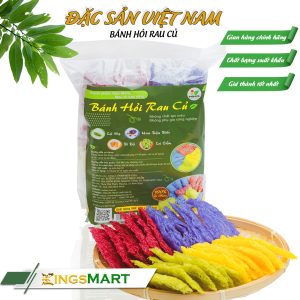 Bánh hỏi rau củ - Thương hiệu VIDATA - Đặc sản Tây Sơn Bình Định - Túi 300g - Kingsmart