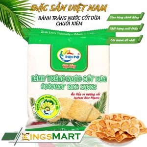 Bánh chuối phồng nướng sẵn - Thương hiệu THIỆN THẬT - Đặc sản Mỹ Lồng Bến Tre - Túi 30g - Kingsmart