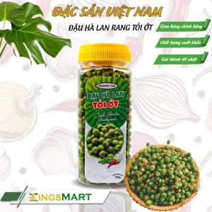 Đậu Hà Lan rang tỏi ớt - Thương hiệu TRƯỜNG TÂN - Hũ 210g - Kingsmart