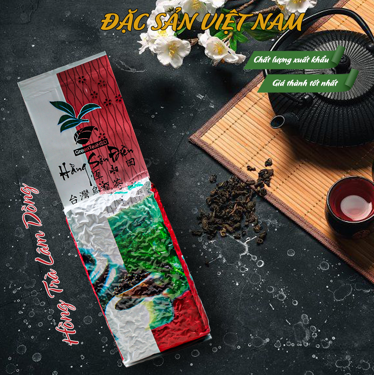 Hồng trà cao nguyên Lâm Đồng - Thương hiệu Hằng Sơn Điền - Túi 250g - Kingsmart - Ảnh 3