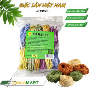 Mì rau củ - Thương hiệu VIDATA - Đặc sản Tây Sơn Bình Định - Túi 300g - Kingsmart