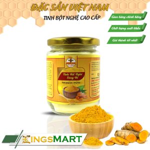 Tinh bột nghệ nguyên chất - Thương hiệu SÔNG BÉ - Đặc sản Bình Phước - Hũ 100g - Kingsmart